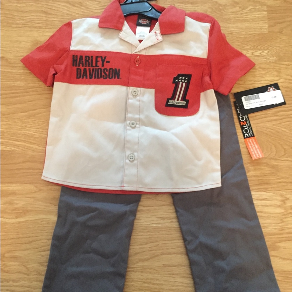 Harley Davidson Toddler Outfit